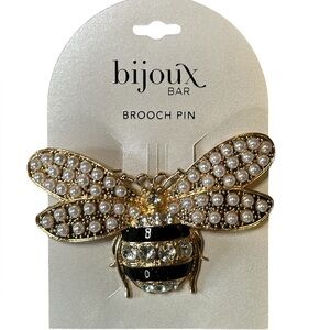NIP Bijoux Bar Bumblebee Brooch Pin. Retail $30.00